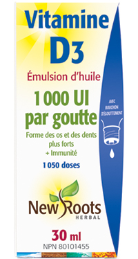 Vitamine D3 (Émulsion d’huile) · 1 000 UI par goutte