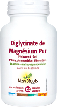 Diglycinate de Magnésium Pur 130 mg de magnésium élémentaire
