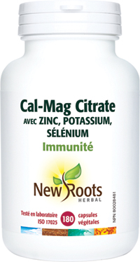 Cal-Mag Citrate Avec zinc, potassium, sélénium